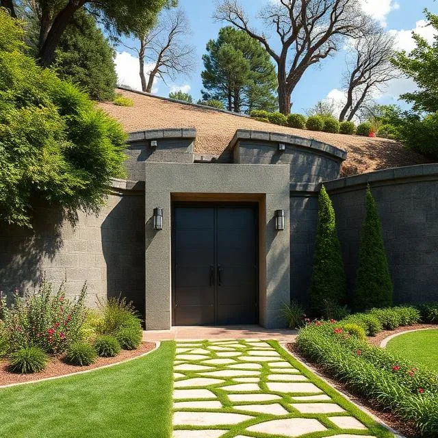 Steel bunker installation